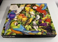 Vintage Springbok Jungle Birds Jigsaw Puzzle Complete 500 Pieces 100% Complete picture