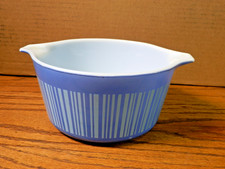 Vintage Pyrex Ovenware Blue Barcode 6