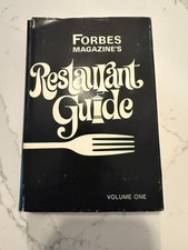 Vintage 1971 Forbes Restaurant Guide Volume One First Edition NYC History Rare picture