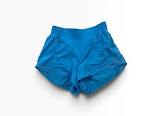 Blue Lululemon Hotty Hot Gym Running Athletic Shorts Women's Size 4 picture