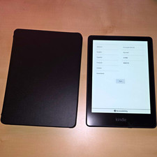 Amazon Kindle eBook Reader 7in Touchscreen Wi-Fi 16GB Black with Cover Bundle picture