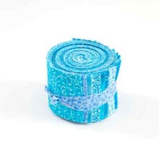 18-pc It's All Turquoise Jelly Roll 2.5