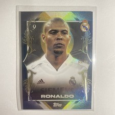 2025 Topps Ronaldo Nazario 9/10 JSY = 1/1 Madrid/Brazil SSP Legend  picture