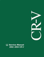 2002-2004 Honda CR-V Factory Shop Service Manual picture