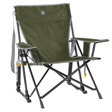 GCI Outdoor Kickback Rocker Low Profile Rocking Camping Chair with Cup Holder picture