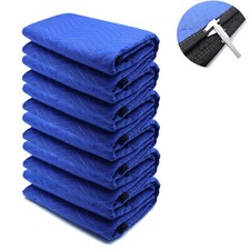 72x80 6PCs Extra Thick Furniture Moving Packing Blanket For Shipping Furniture P picture