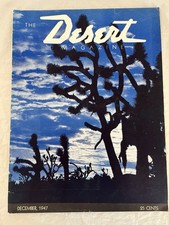 The Desert Magazine December 1947 Southwest Collectible picture