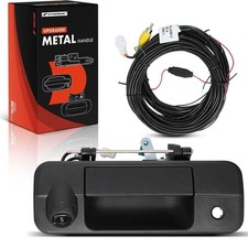 A-Premium Metal Tailgate Handle w/Camera Textured Black for 2007-2013 Tundra picture