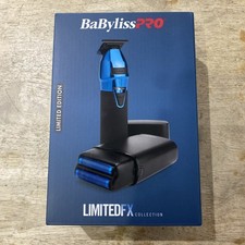 BaBylissPRO LimitedFX Black & Blue Trimmer & Foil Shaver Set picture
