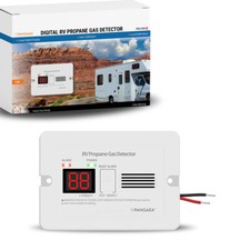 PANGAEA Digital RV Propane Gas Detector with Loud 85dB Alarm 12vDC, LED Display picture