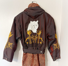 Bogner Ski Suit One Piece Snowsuit Lion Tiger Women 6 Siegfried and Roy Snow Bib picture
