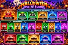 Halloween Sprite Bundle Gold, loot hacker, cheatmaster and Bounty Hunter picture