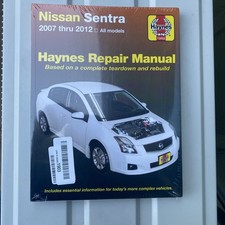 2007-2012 Nissan Sentra Service Repair Manual Haynes 72052 NEW Sealed picture
