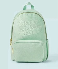 NWT Stoney Clover Lane x Target Terry Cloth Backpack Light Green 15