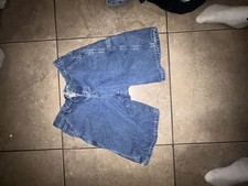 Lee Dungarees Carpenter Denim Shorts Size 30 Blue Work Utility picture