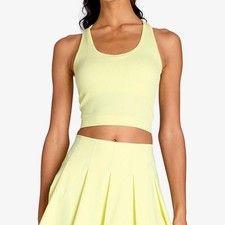 Wilson Women's Everyday Brami Tennis Tank Top  Yellow Size MNWT ($58 Retail) picture