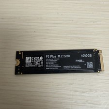 Crucial P3 Plus 4TB NVMe M.2 SSD CT4000P3PSSD8 PCIe Gen4 x 4 Solid State Drive picture