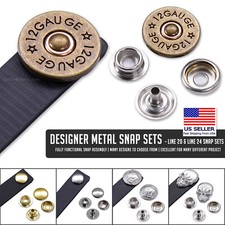 Line 20 & Line 24 Metal Snap Sets for Leather, Holsters, Sheaths, Pouches, ETC. picture