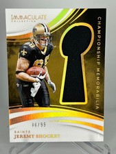 2025 Immaculate -Jeremy Shockey Championship Memorabilia /99 #CM-JSY picture