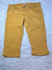 Divided H&M Mustard Yellow Skinny Low Waist Pants Size 34 picture