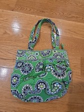 Vera Bradley Cupcake Green Morgan Tote green blue white picture