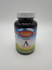 Carlson Labs Vitamin A with Pectin,25000 IU,300 Softgels Free Deliv.Best by08/26 picture