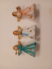 Vintage Mid Century British Hong Kong Angel Trio With Box Insert picture