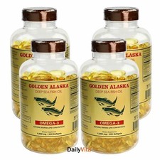 4 X Alaska Deep Sea Fish Oil 800caps Omega-3 EPA DHA picture