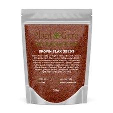 Brown Flax Seeds Whole Grain Seed Flaxseed NON GMO Linseed  1 oz to 20 lbs. Bulk picture