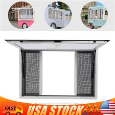 Concession Stand Trailer Serving Window Awning Food Truck Service Screen Windows picture