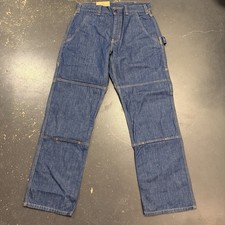 Patagonia Jeans Mens 32x32 Blue Steel Forge Denim Double Knee Dyneema Workwear picture