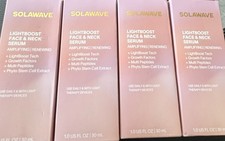 4x Solawave Lightboost Face and Neck Serum 1 oz picture