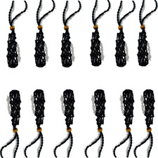 12PCS Handmade Black Necklace Crystal Holders Cord, S picture