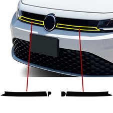 Fits Volkswagen Jetta 2025-2026 Grille Chrome Delete Decal Blackout Vinyl Film picture