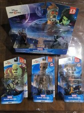 Disney Infinity 2.0 Guardians of the Galaxy Drax Groot Rocket Raccoon Play Set picture