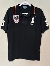 Vtg Polo Ralph Lauren Polo Shirt Mens M? Germany Chief keef Big Pony KK4 picture