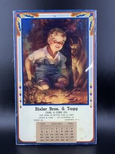 Vintage 1941 Bixler Bros. & Tagg Coal & Coke Co. Advertising Calendar “Pals” NOS picture