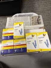 Freestyle Lite 300 Test Strips EXP 04-30-2028  300 Freestyle Lancets 3-31-2031 picture