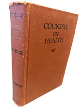 1923 Counsels on Health 1st Edition by Ellen G. White  Adventist Heritage HC picture