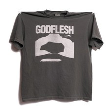 Godflesh Band Tee Industrial Metal Swordfish Records Ultra Faded Glam Rock - XL picture