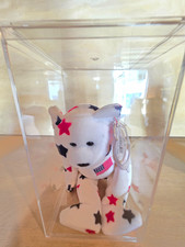 Ty Beanie Babies Glory Bear Stars & Stripes Plush Retired Vintage 1998 MPN 04188 picture