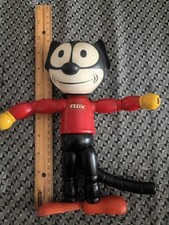 Antique Felix Wooden Felix the Cat Toy, 1930s-40s, Cartoon Icon picture