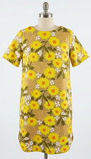 Vintage Schrank Floral Shift Mod Dress Size l 60s 70s flower power retro hippie  picture