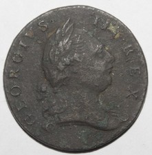 1773 Virgina Half Penny FG206 picture