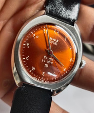 Used Men’s HMT Watch Stealth Black Wrist Watch Band HMT Kohinoor Classy Watch picture