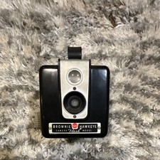 Kodak Brownie Hawkeye Camera Flash Model Black Vintage Box Camera picture