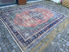 Turkish Vintage Rug, Handmade Wool Rug, Bohemian Large Rug, 8,1 x 11, ft picture