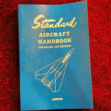 Vintage 1986 Standard Aircraft Handbook 4th Edition Aero F-14 Tomcat Cover CLEAN picture