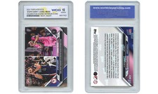 2024 Topps Now STEPH CURRY & LIONEL MESSI Double Card #128 - Graded GEM MINT 10 picture