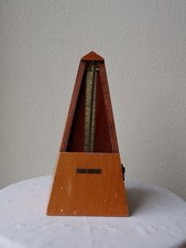 c. 1940s-50s Seth Thomas No. 7 Mechanical Wood Metronome Piano Music USA Art Dec picture